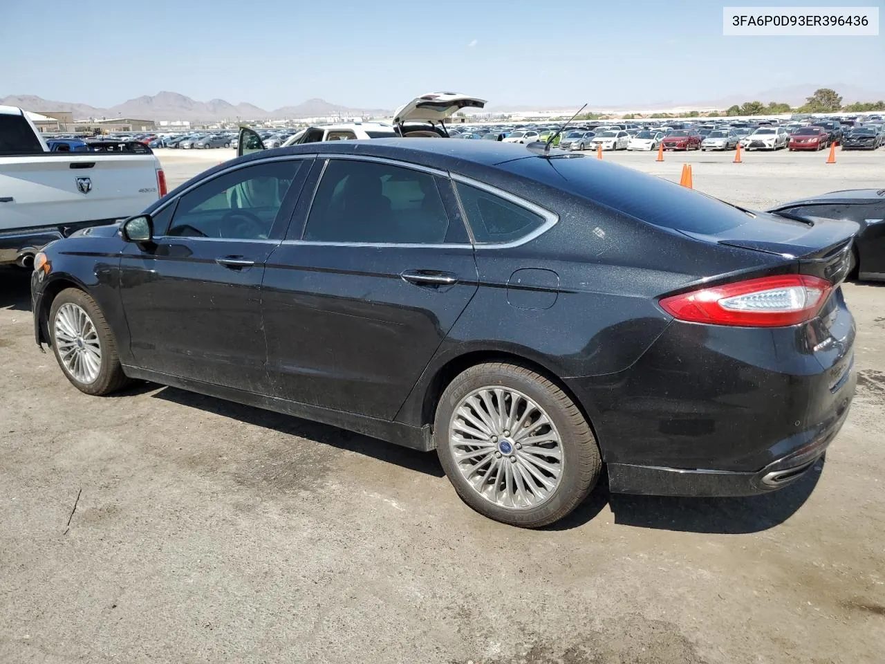 2014 Ford Fusion Titanium VIN: 3FA6P0D93ER396436 Lot: 64911864