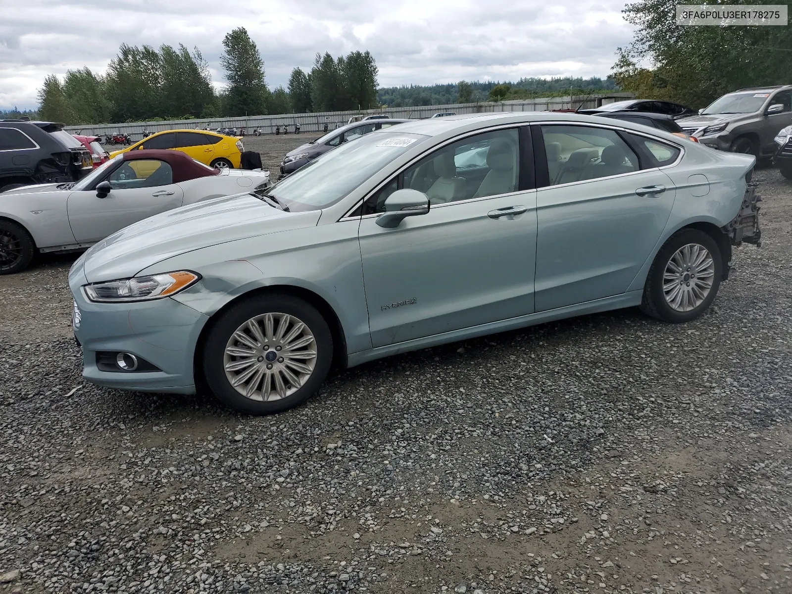 3FA6P0LU3ER178275 2014 Ford Fusion Se Hybrid