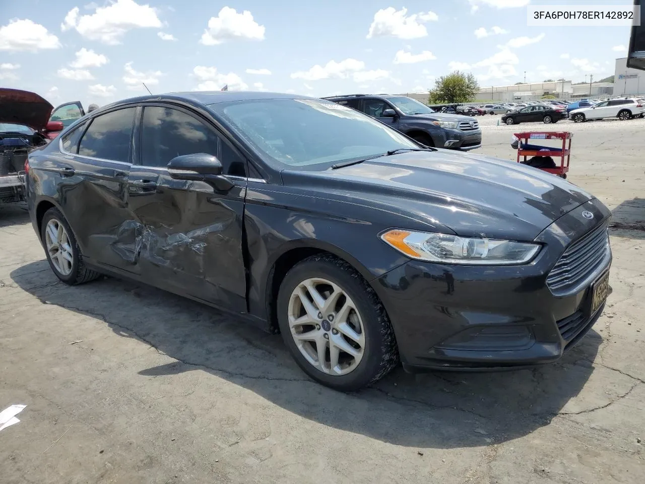 2014 Ford Fusion Se VIN: 3FA6P0H78ER142892 Lot: 65207314