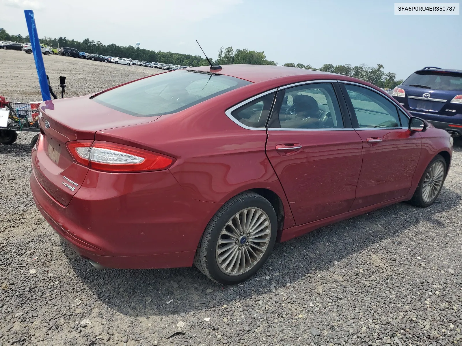 3FA6P0RU4ER350787 2014 Ford Fusion Titanium Hev