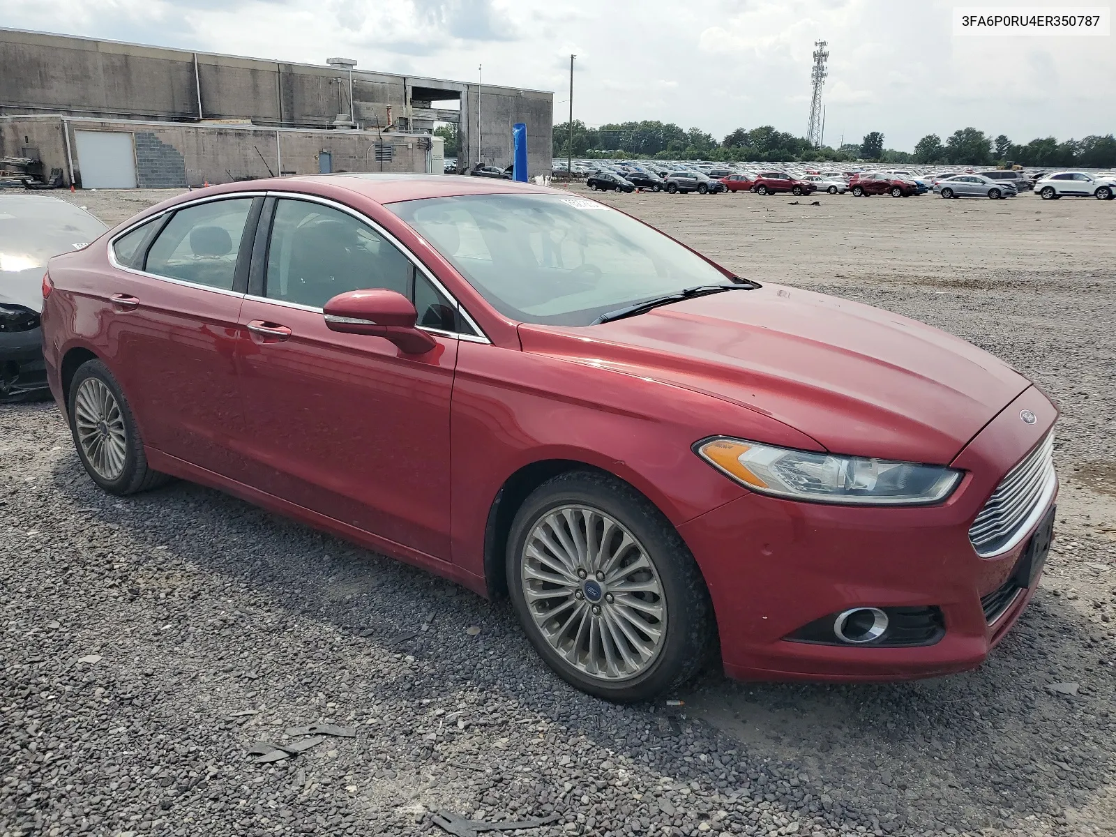 2014 Ford Fusion Titanium Hev VIN: 3FA6P0RU4ER350787 Lot: 65278834