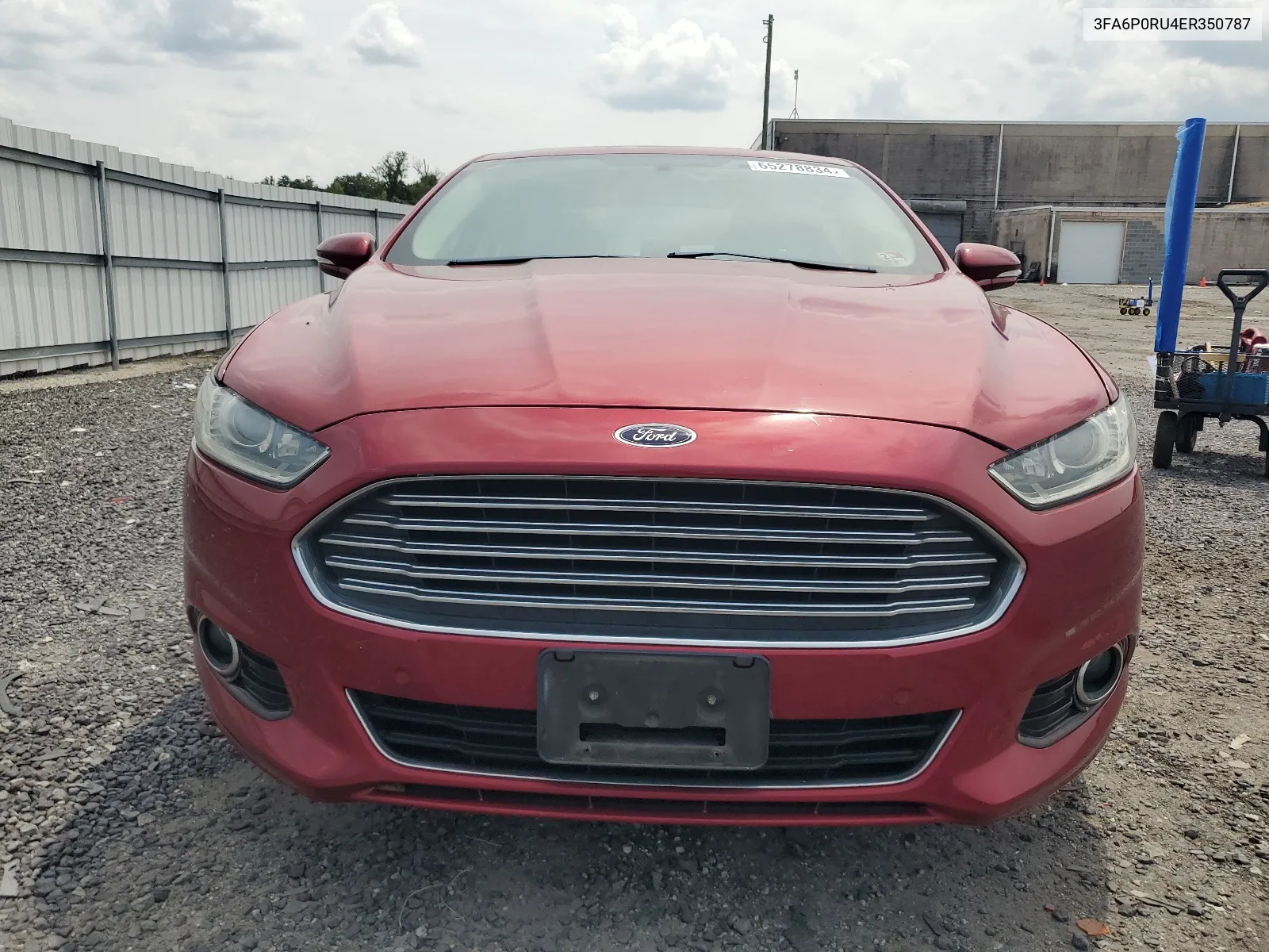 3FA6P0RU4ER350787 2014 Ford Fusion Titanium Hev