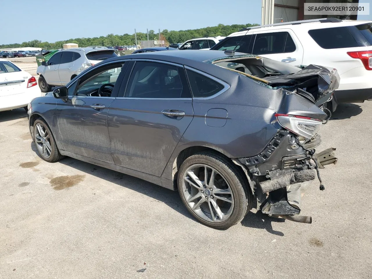 3FA6P0K92ER120901 2014 Ford Fusion Titanium