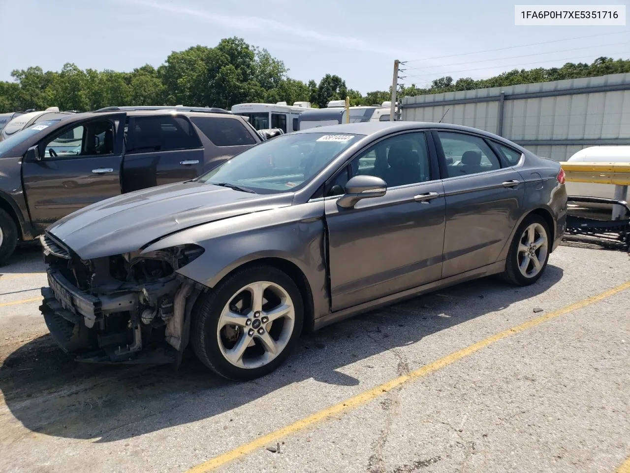 2014 Ford Fusion Se VIN: 1FA6P0H7XE5351716 Lot: 65614444