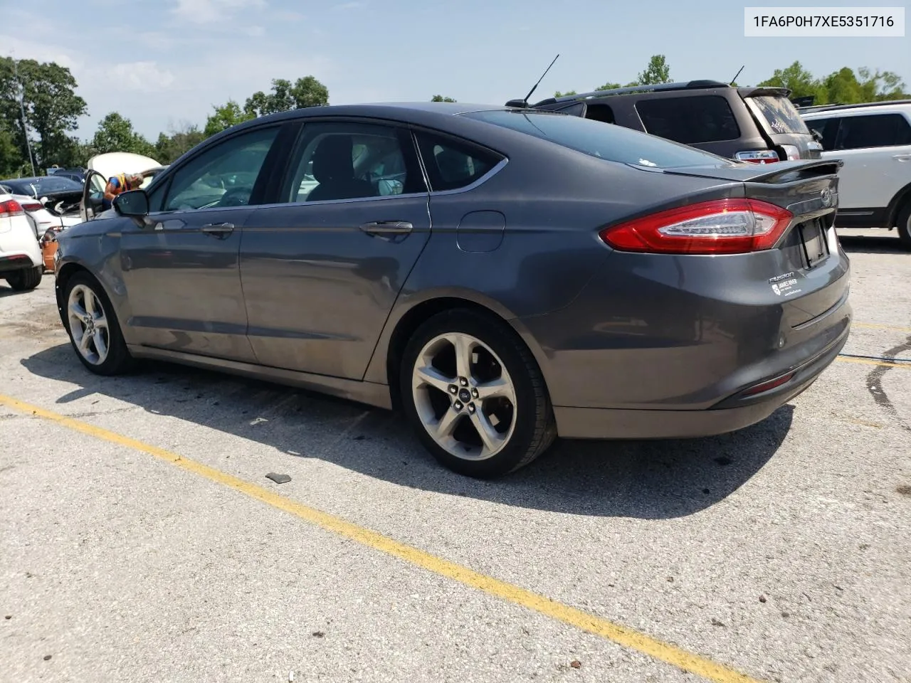 2014 Ford Fusion Se VIN: 1FA6P0H7XE5351716 Lot: 65614444