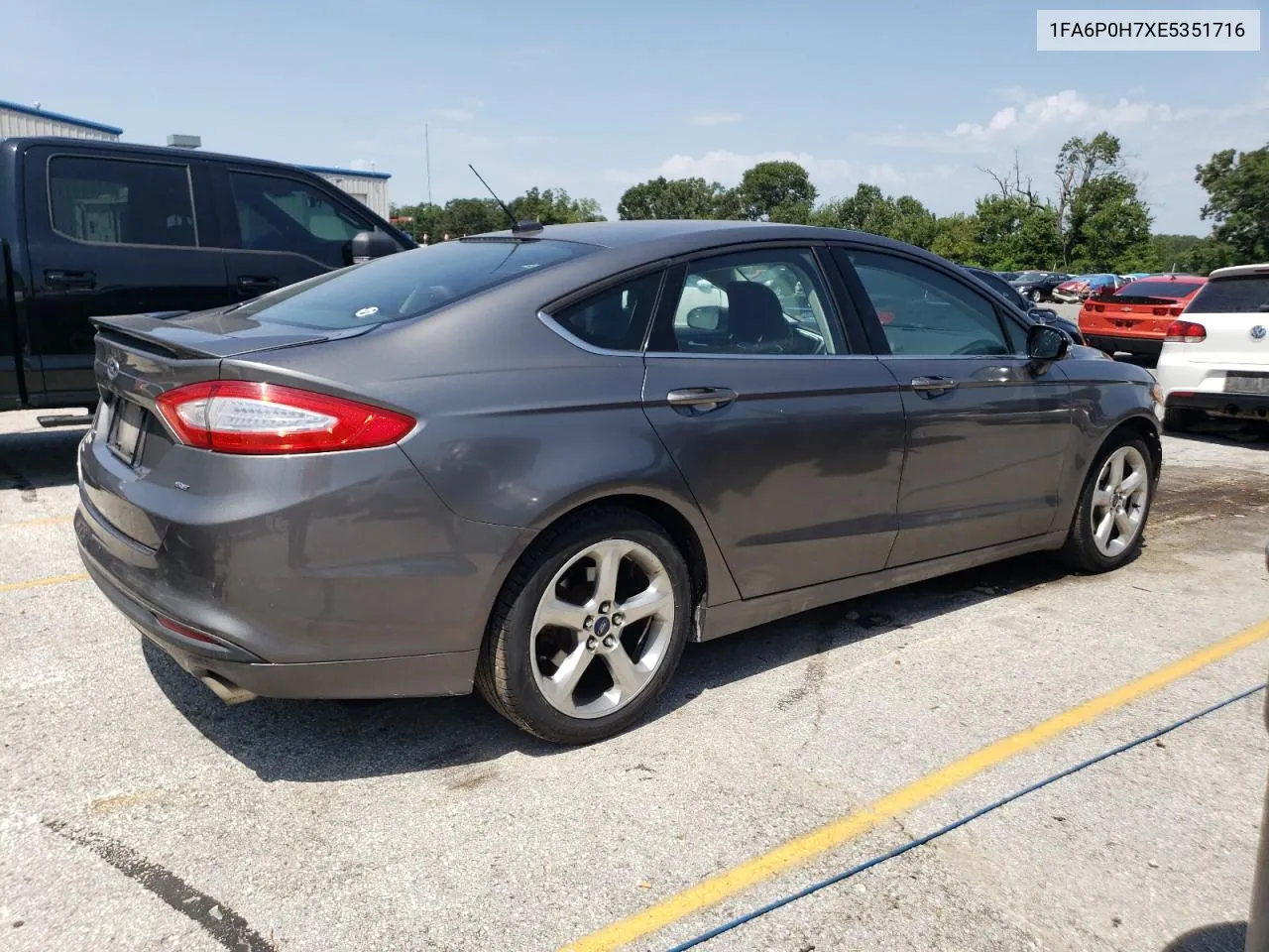 2014 Ford Fusion Se VIN: 1FA6P0H7XE5351716 Lot: 65614444