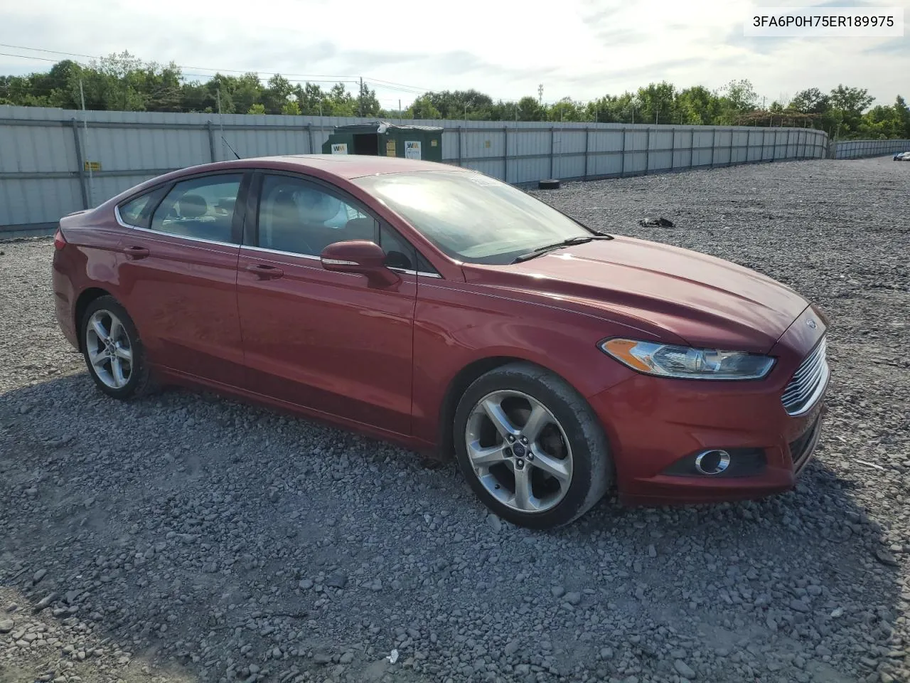 2014 Ford Fusion Se VIN: 3FA6P0H75ER189975 Lot: 65734144