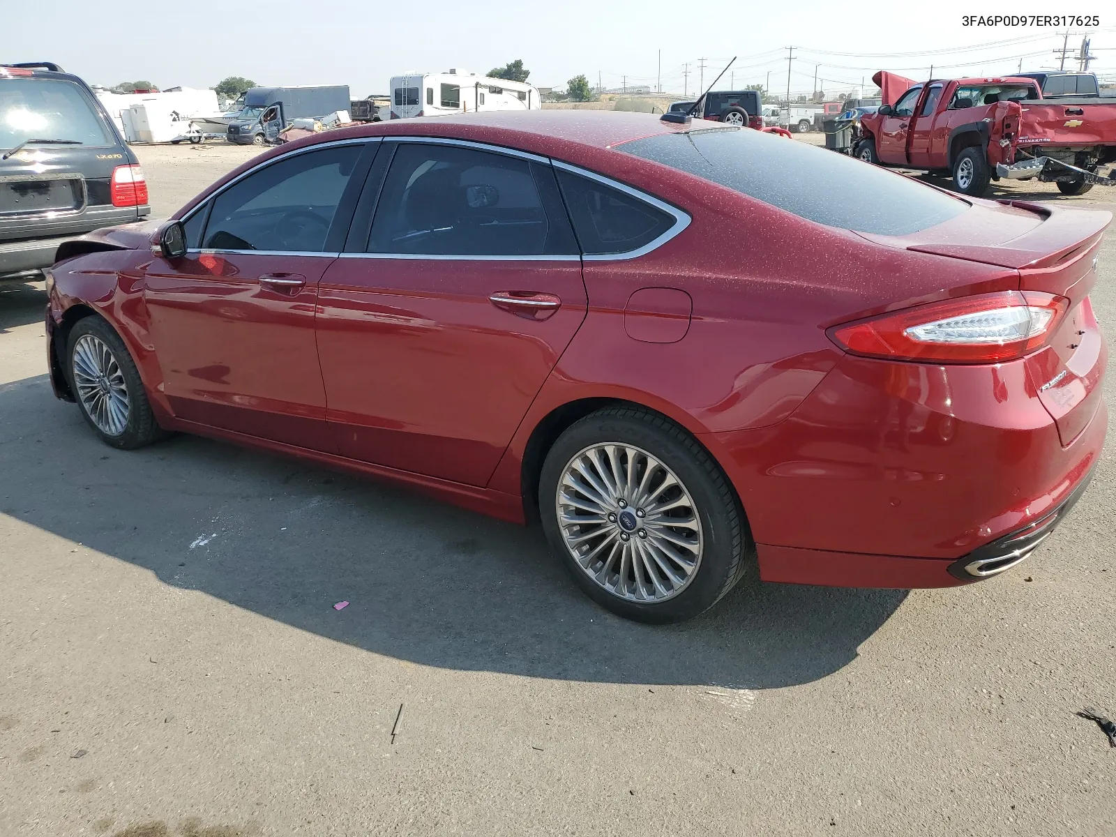 3FA6P0D97ER317625 2014 Ford Fusion Titanium