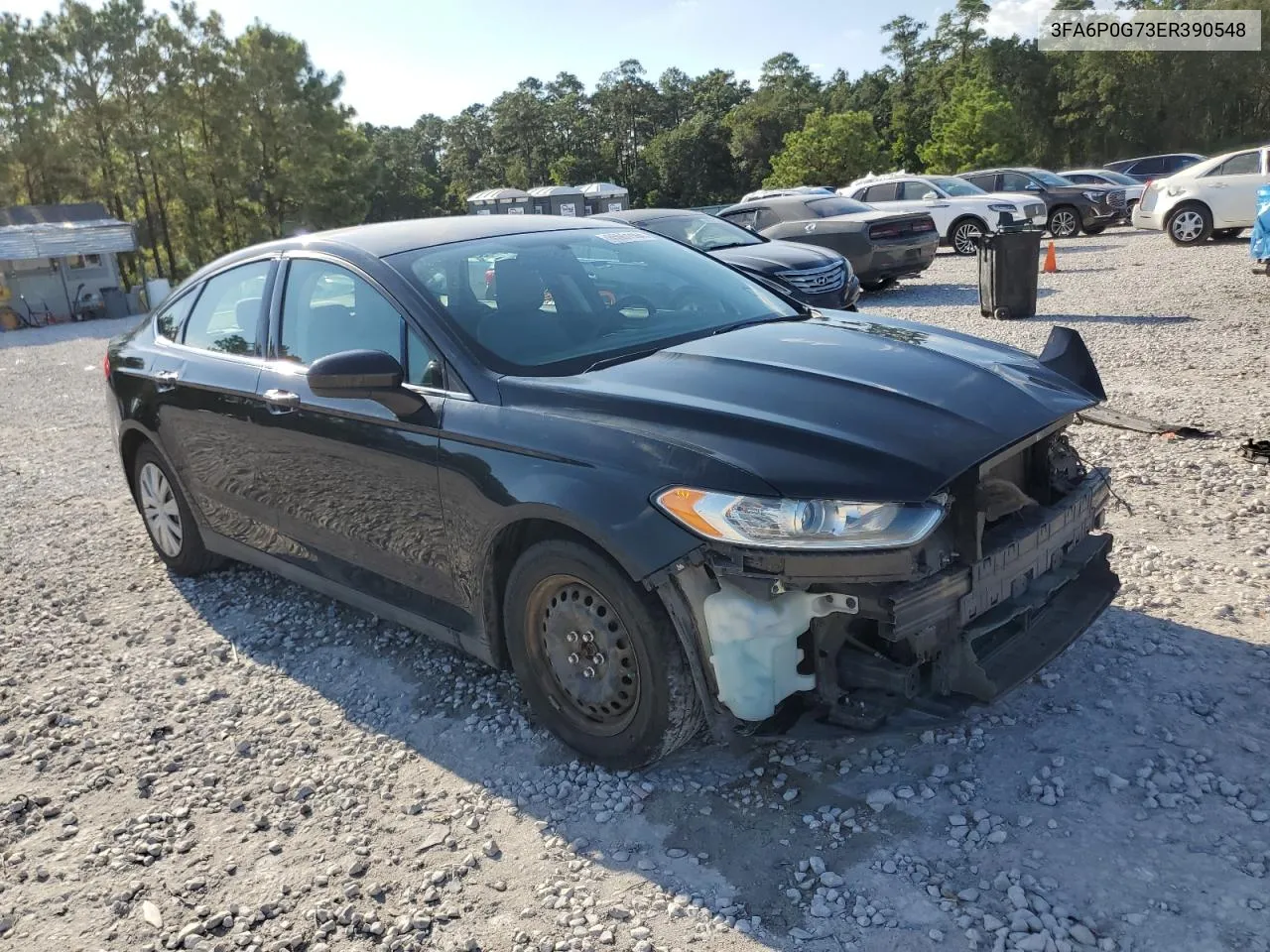 2014 Ford Fusion S VIN: 3FA6P0G73ER390548 Lot: 65951184