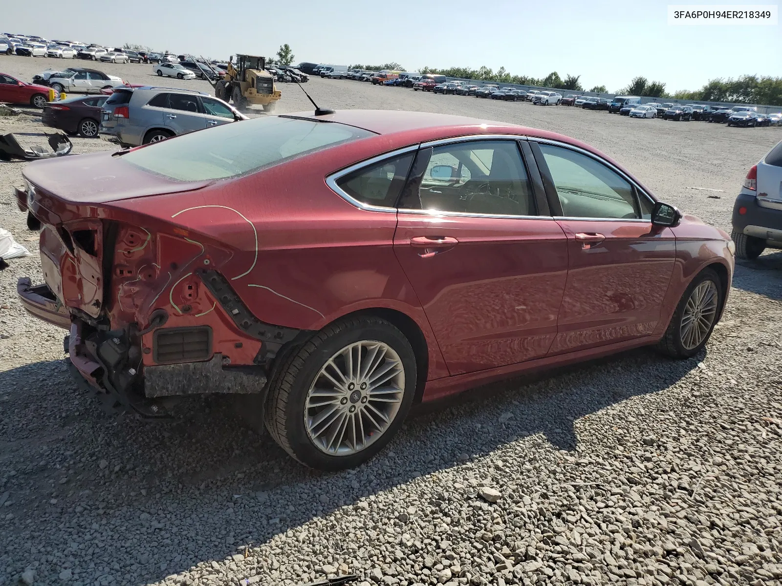 2014 Ford Fusion Se VIN: 3FA6P0H94ER218349 Lot: 66153074