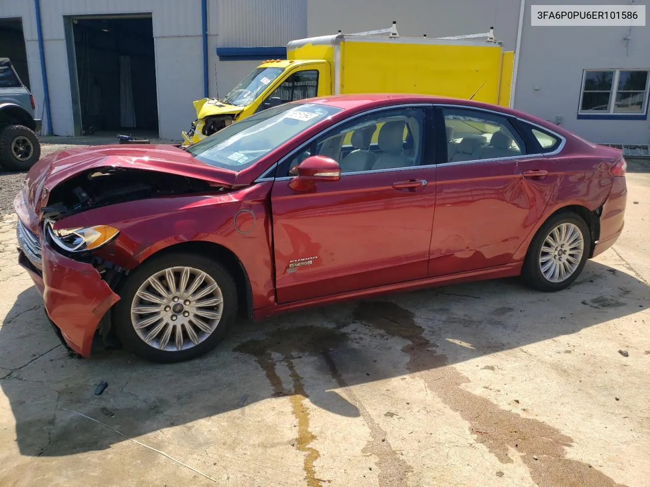 2014 Ford Fusion Se Phev VIN: 3FA6P0PU6ER101586 Lot: 66161564