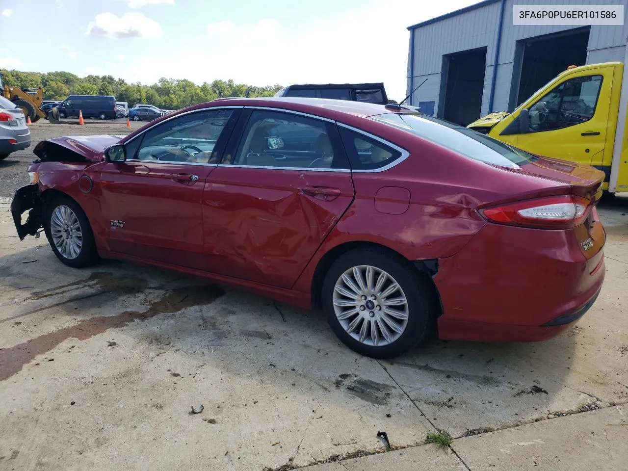 3FA6P0PU6ER101586 2014 Ford Fusion Se Phev