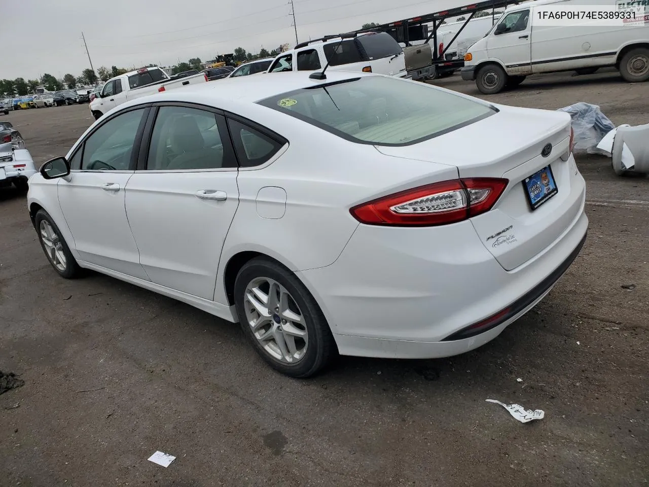 2014 Ford Fusion Se VIN: 1FA6P0H74E5389331 Lot: 66383424