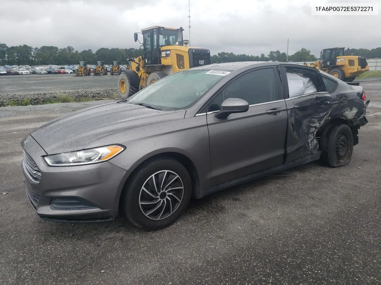 2014 Ford Fusion S VIN: 1FA6P0G72E5372271 Lot: 66385384