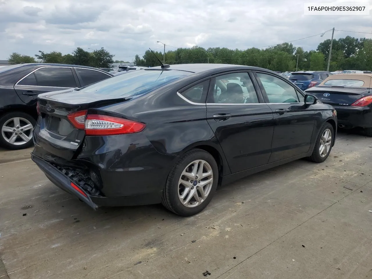 2014 Ford Fusion Se VIN: 1FA6P0HD9E5362907 Lot: 66473474