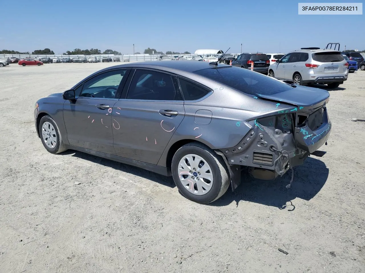 3FA6P0G78ER284211 2014 Ford Fusion S