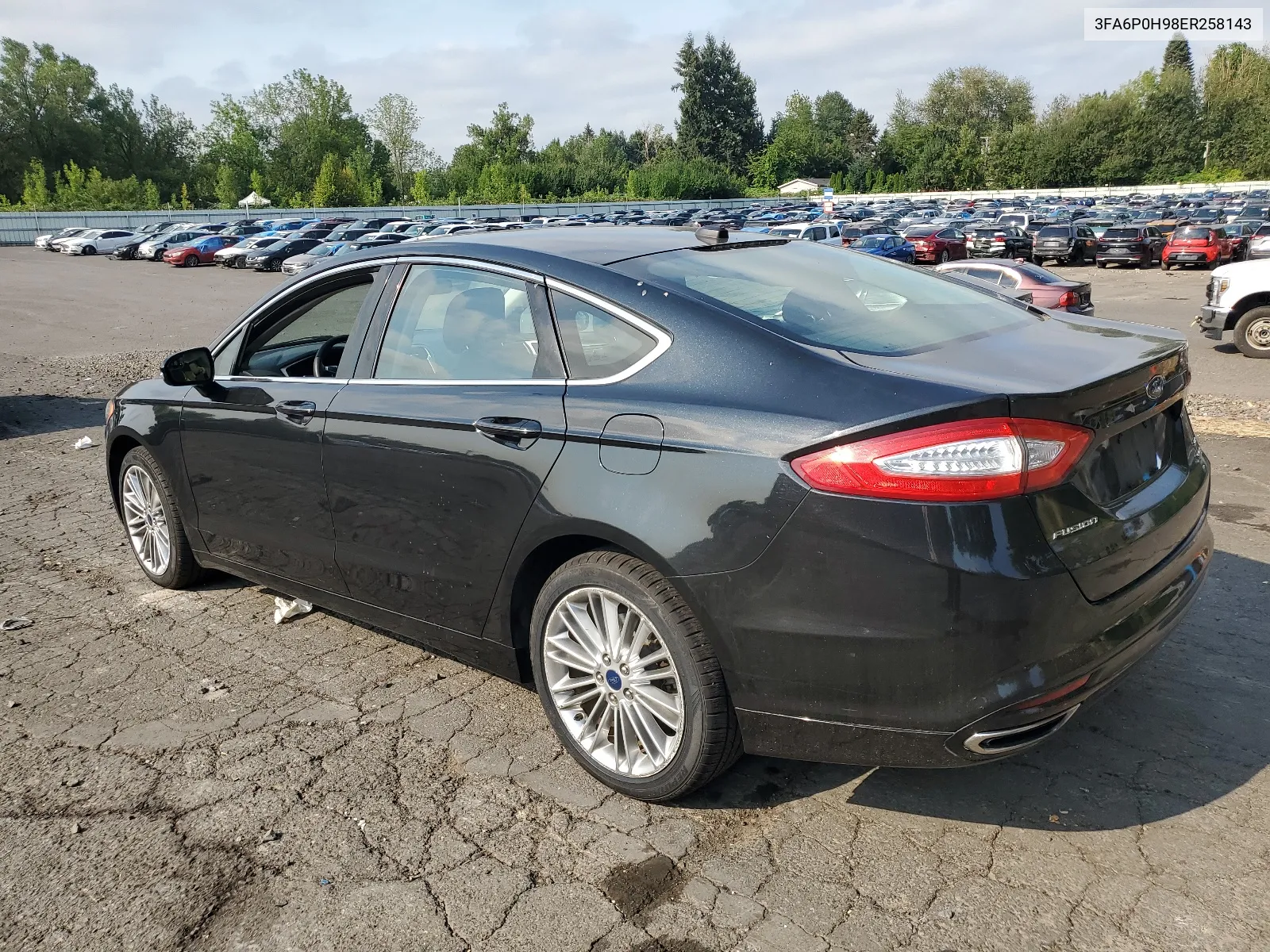 2014 Ford Fusion Se VIN: 3FA6P0H98ER258143 Lot: 66575114