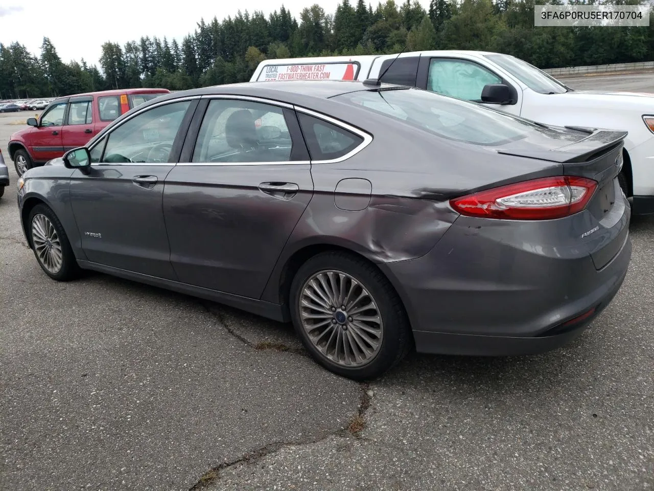 3FA6P0RU5ER170704 2014 Ford Fusion Titanium Hev