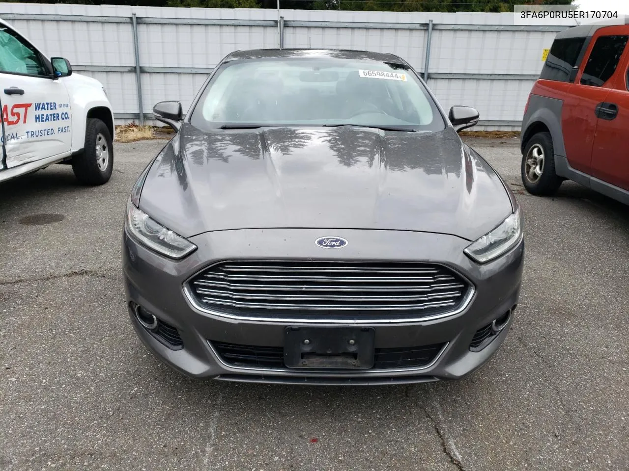 2014 Ford Fusion Titanium Hev VIN: 3FA6P0RU5ER170704 Lot: 66598444