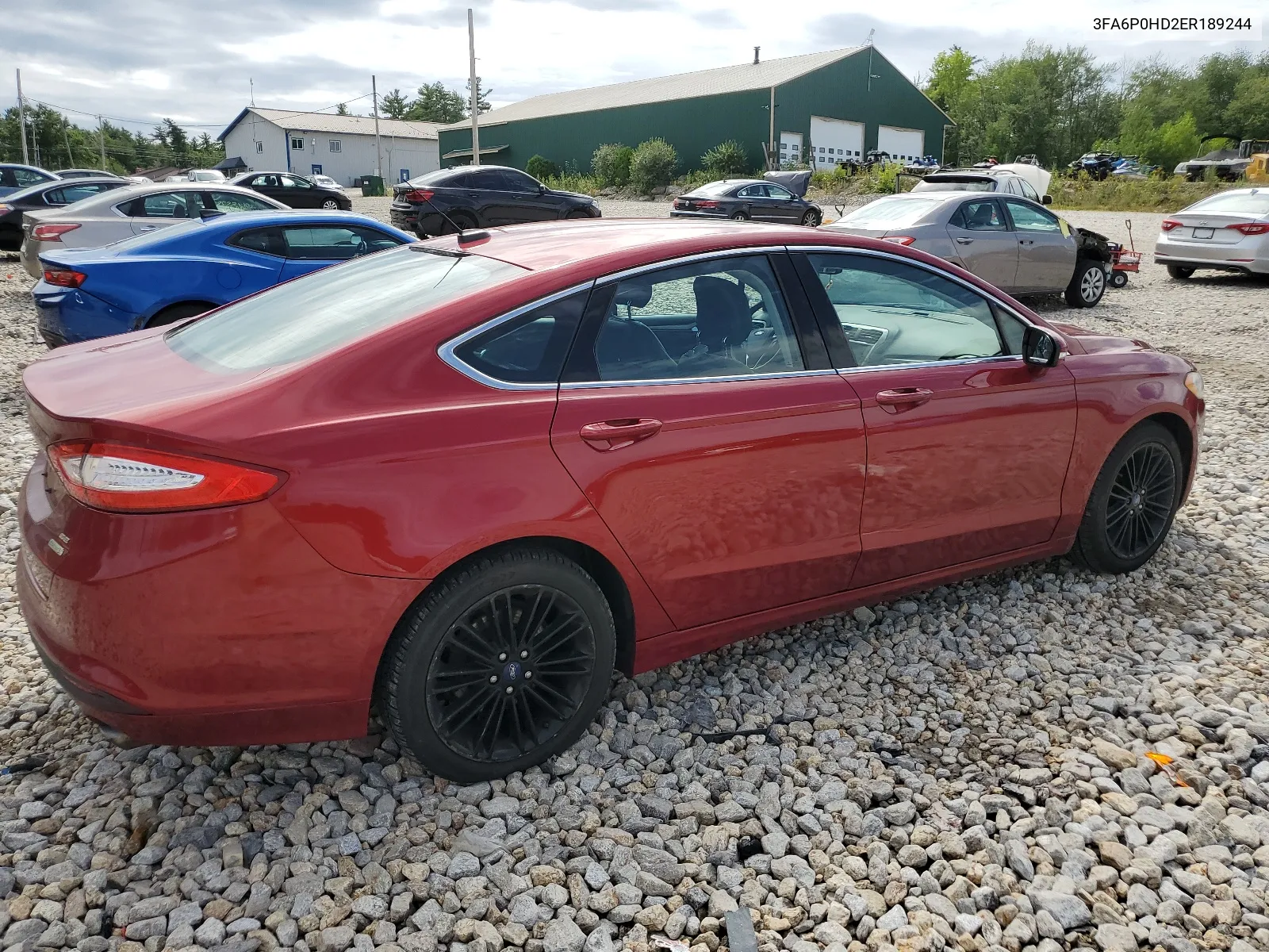 2014 Ford Fusion Se VIN: 3FA6P0HD2ER189244 Lot: 66712374