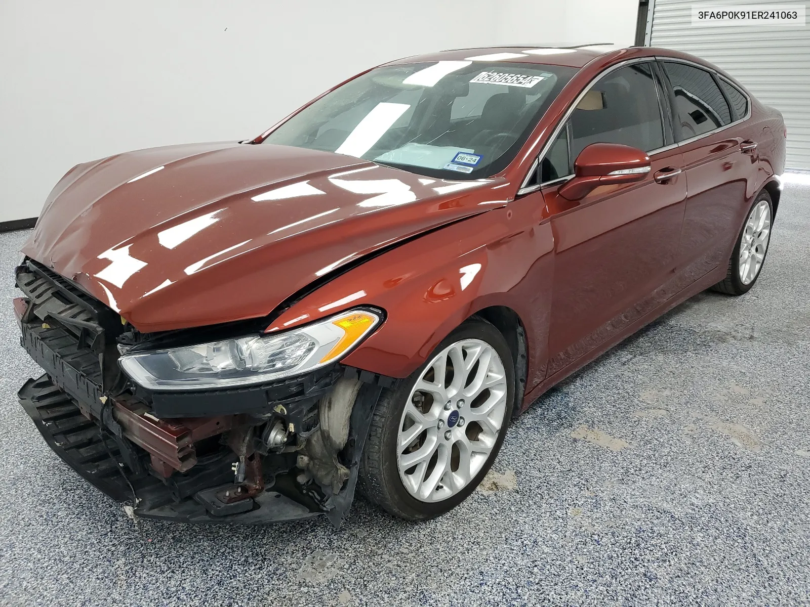 2014 Ford Fusion Titanium VIN: 3FA6P0K91ER241063 Lot: 66891864