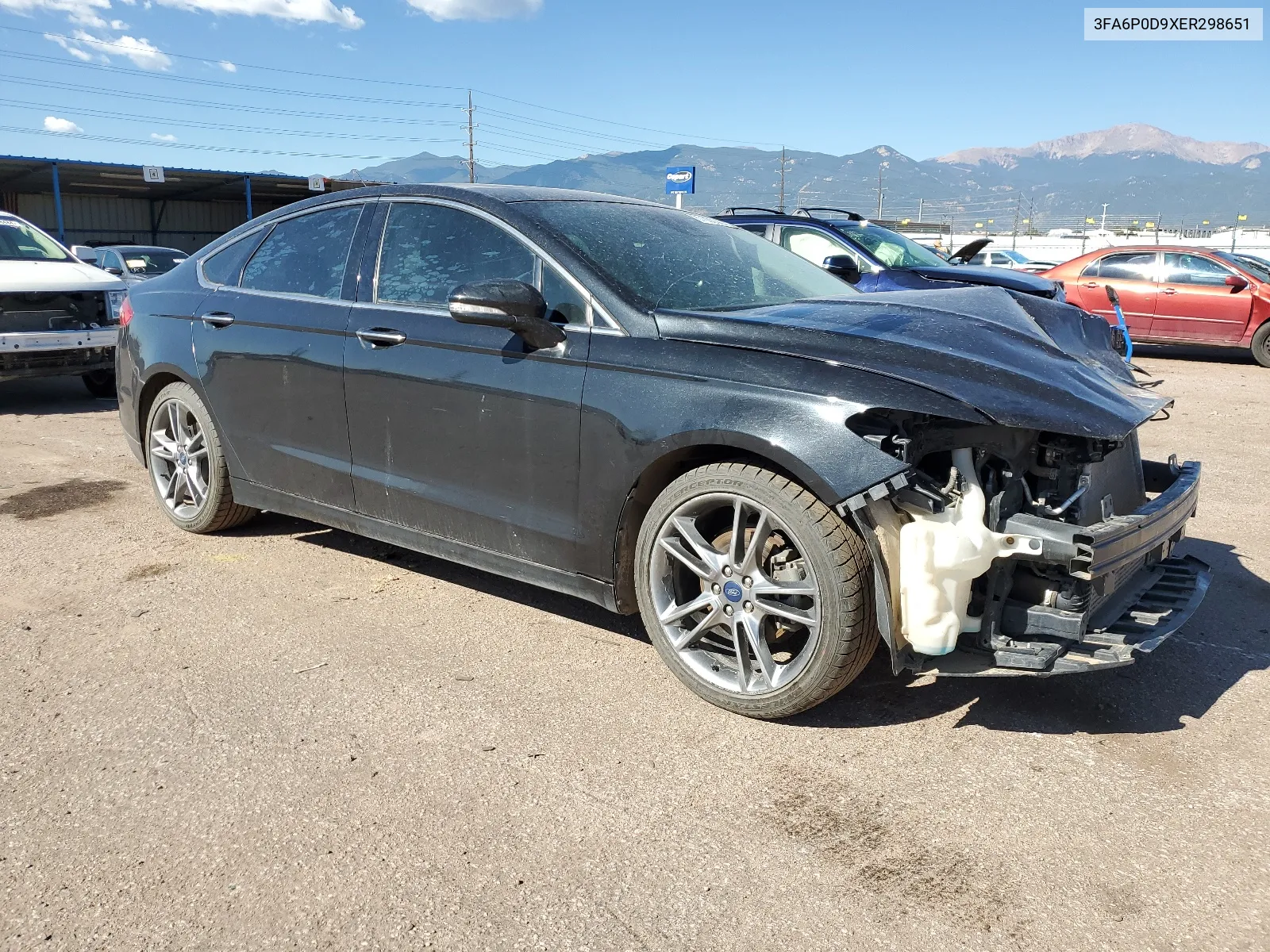 2014 Ford Fusion Titanium VIN: 3FA6P0D9XER298651 Lot: 67000364