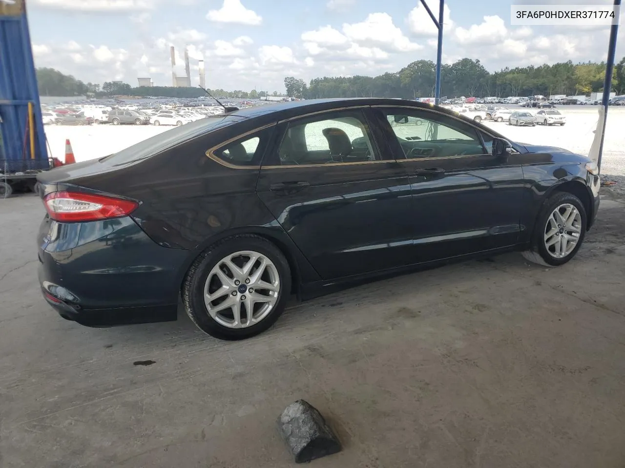 2014 Ford Fusion Se VIN: 3FA6P0HDXER371774 Lot: 67271084