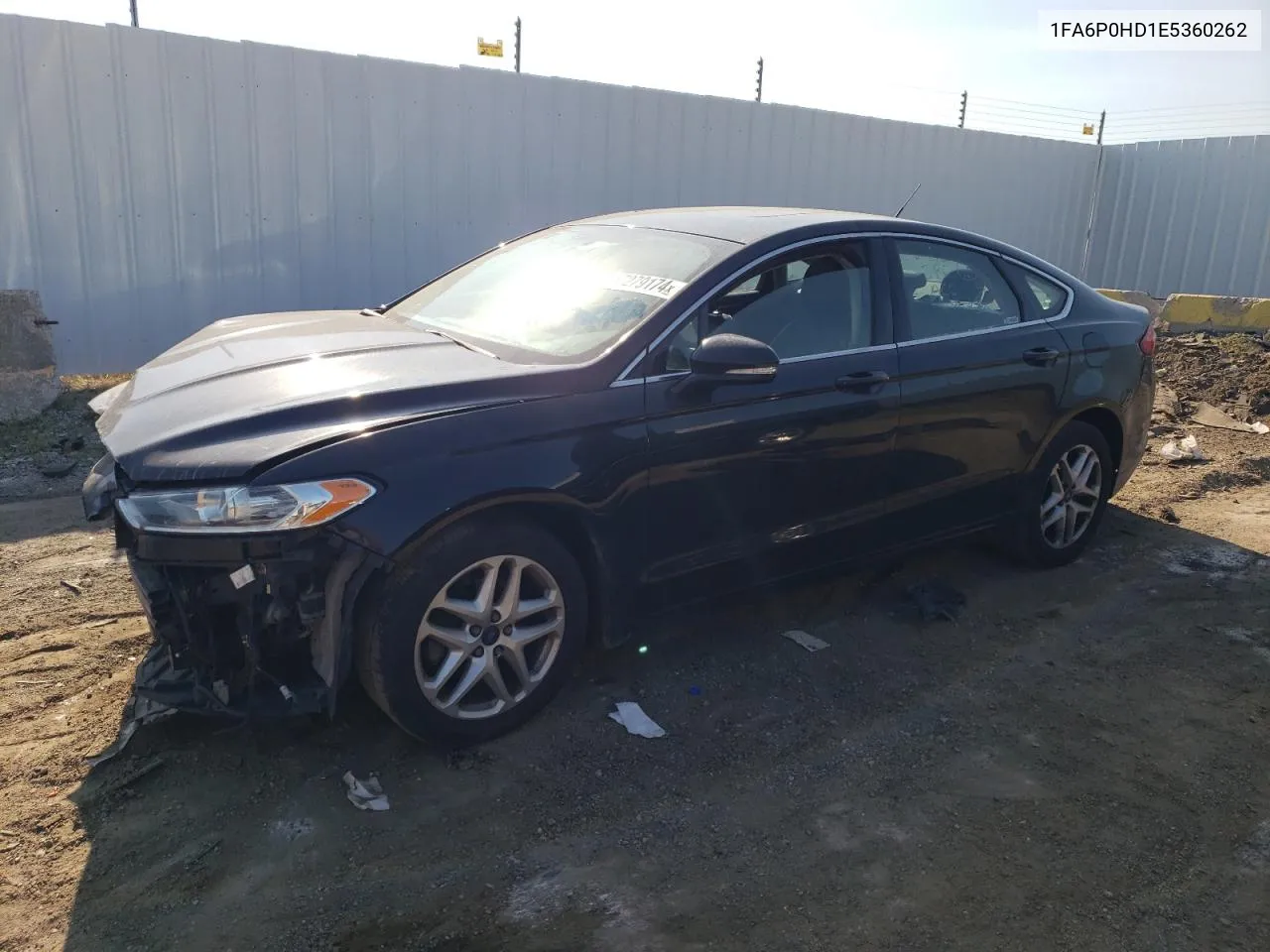 2014 Ford Fusion Se VIN: 1FA6P0HD1E5360262 Lot: 67279174