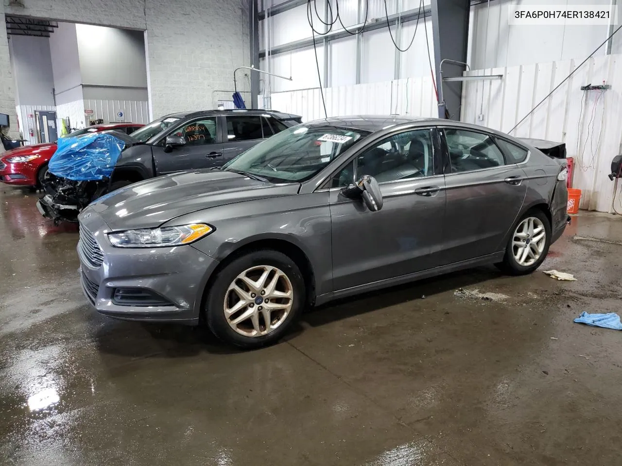 3FA6P0H74ER138421 2014 Ford Fusion Se