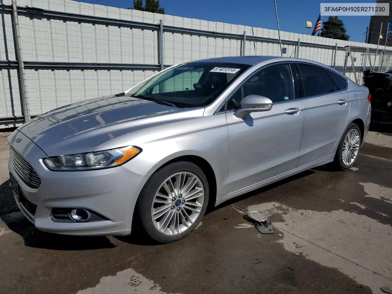 3FA6P0H92ER271230 2014 Ford Fusion Se