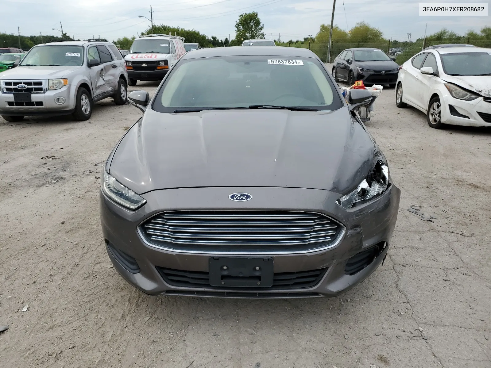 2014 Ford Fusion Se VIN: 3FA6P0H7XER208682 Lot: 67519634