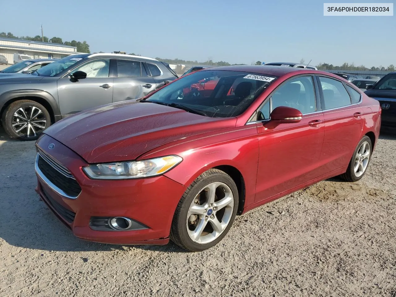 3FA6P0HD0ER182034 2014 Ford Fusion Se