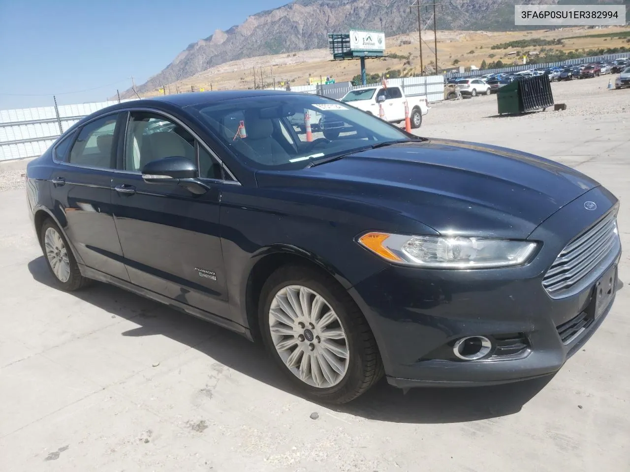 2014 Ford Fusion Titanium Phev VIN: 3FA6P0SU1ER382994 Lot: 67571124