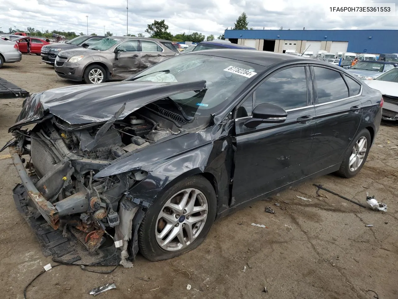 2014 Ford Fusion Se VIN: 1FA6P0H73E5361553 Lot: 67782284