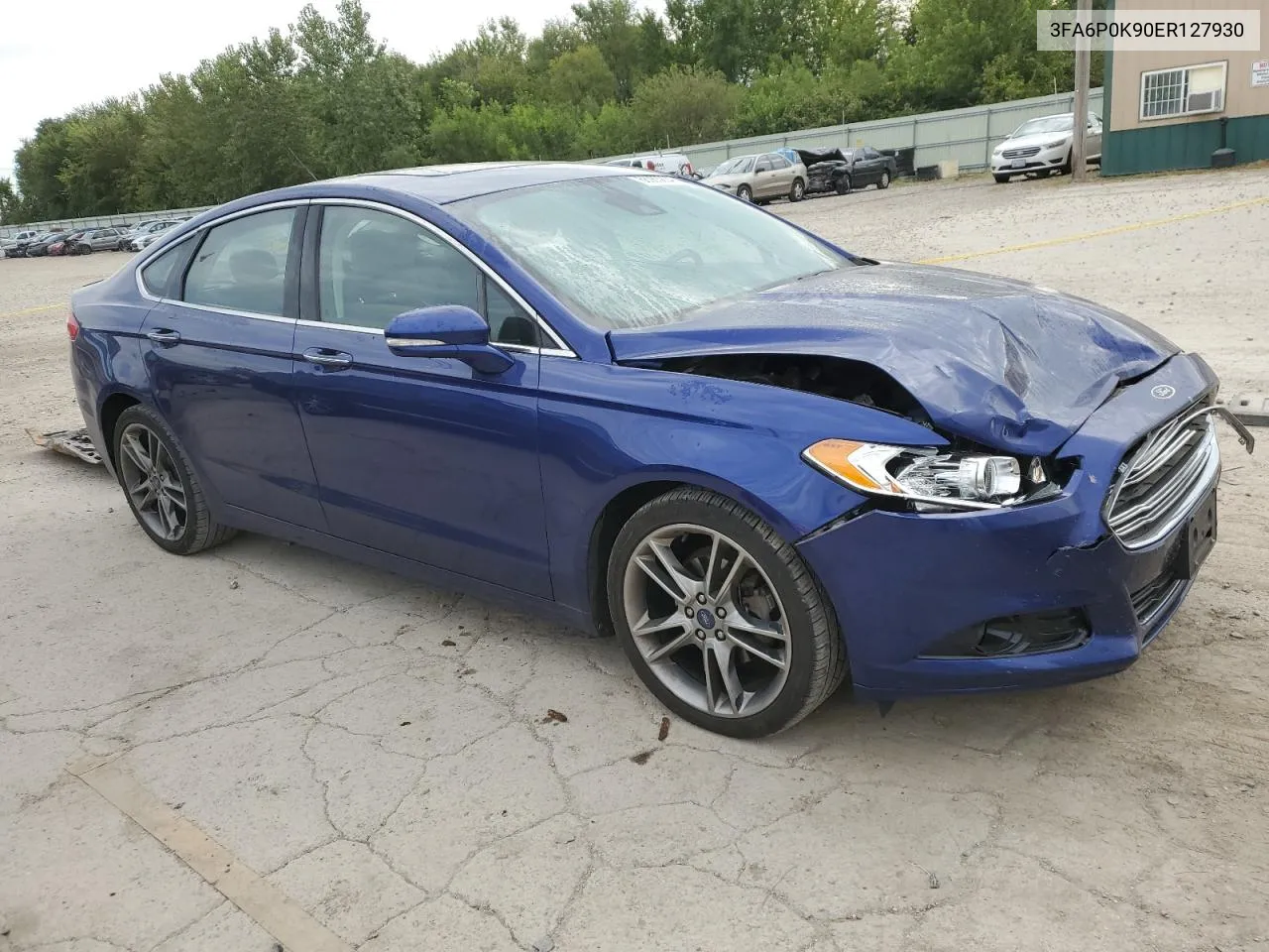 3FA6P0K90ER127930 2014 Ford Fusion Titanium