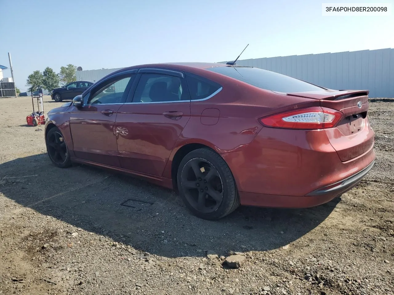 2014 Ford Fusion Se VIN: 3FA6P0HD8ER200098 Lot: 68425144