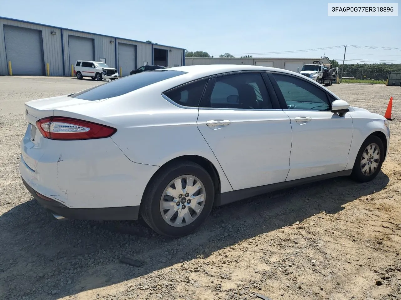 2014 Ford Fusion S VIN: 3FA6P0G77ER318896 Lot: 68471564