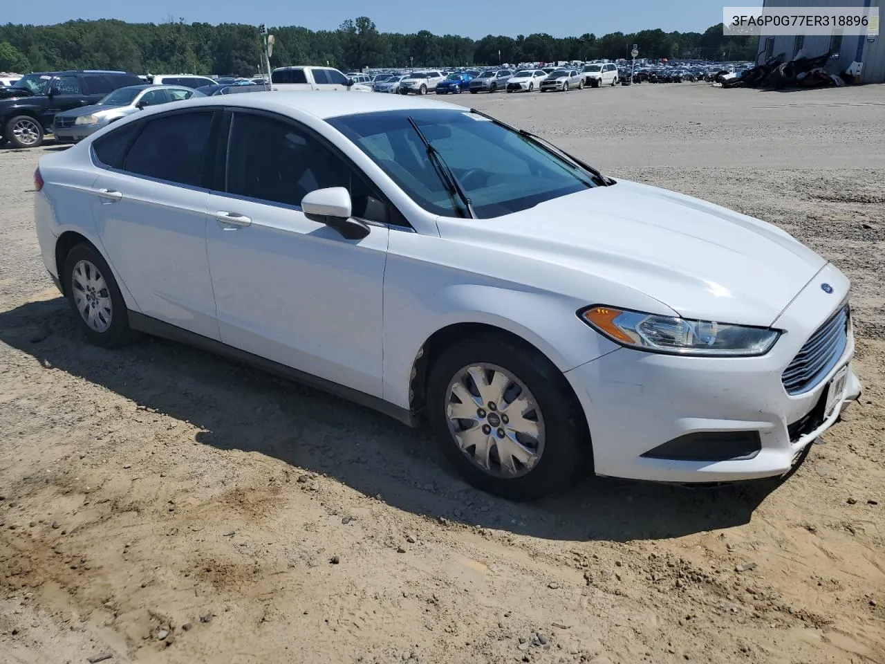 2014 Ford Fusion S VIN: 3FA6P0G77ER318896 Lot: 68471564