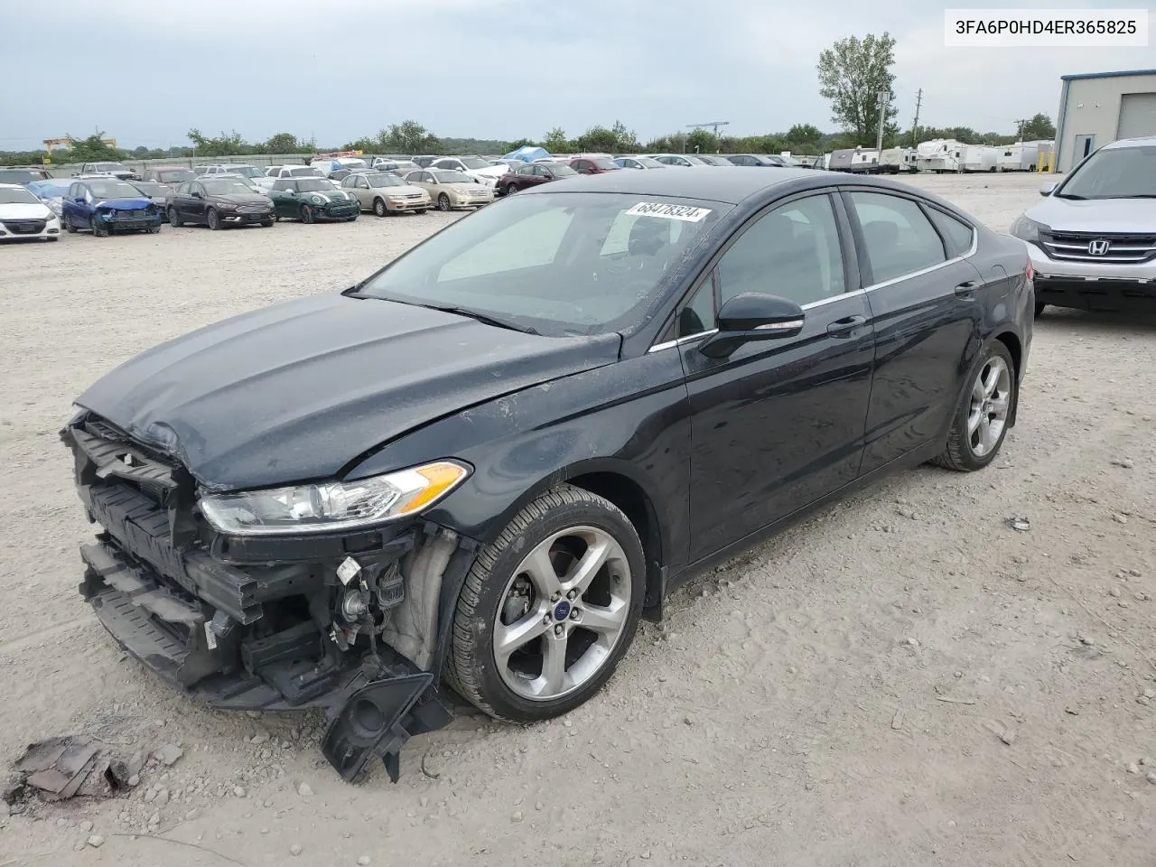 2014 Ford Fusion Se VIN: 3FA6P0HD4ER365825 Lot: 68478324