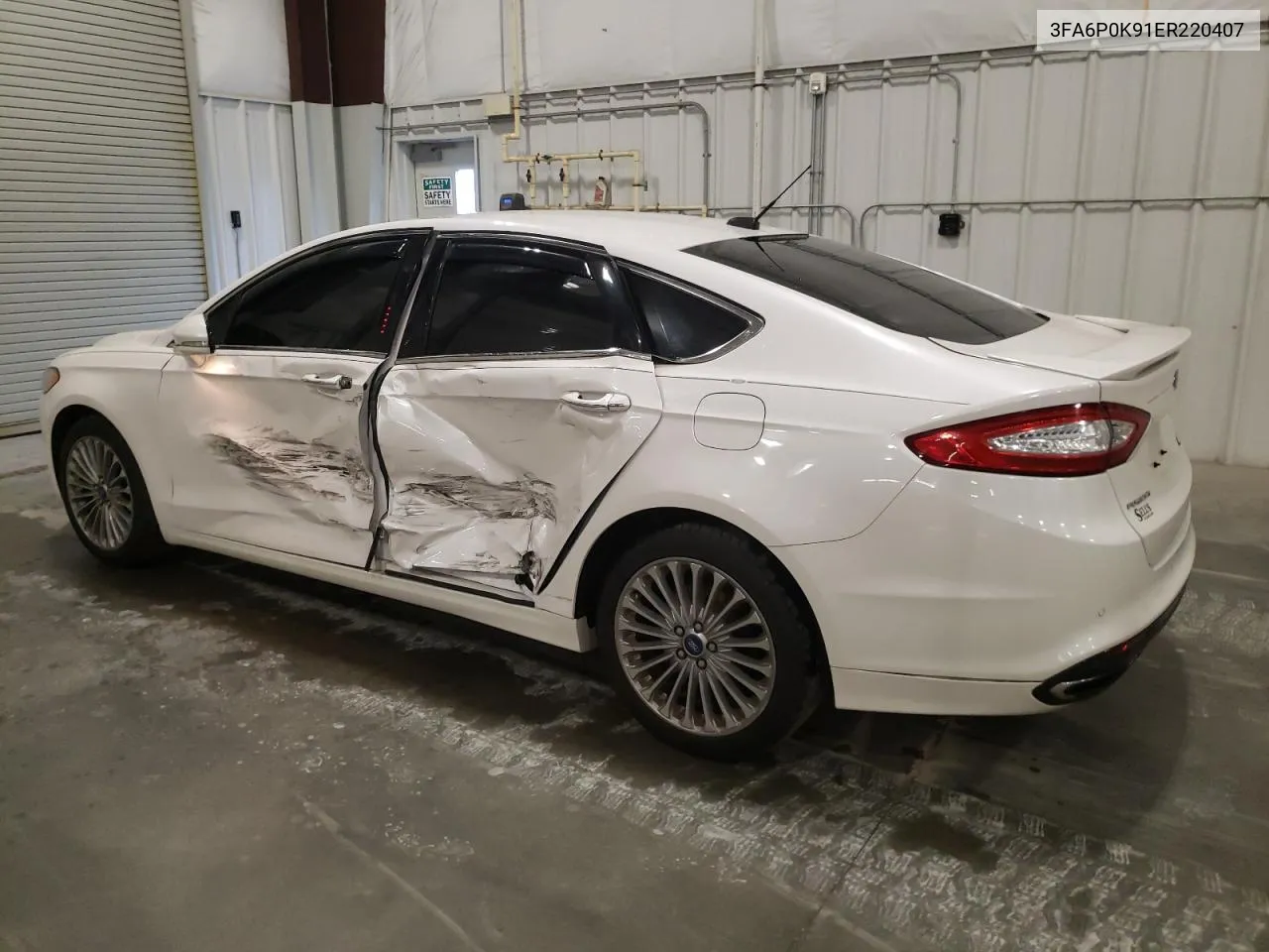 2014 Ford Fusion Titanium VIN: 3FA6P0K91ER220407 Lot: 68712874