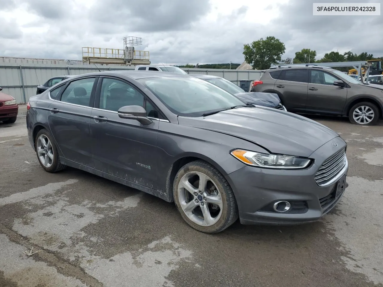 2014 Ford Fusion Se Hybrid VIN: 3FA6P0LU1ER242328 Lot: 68890514