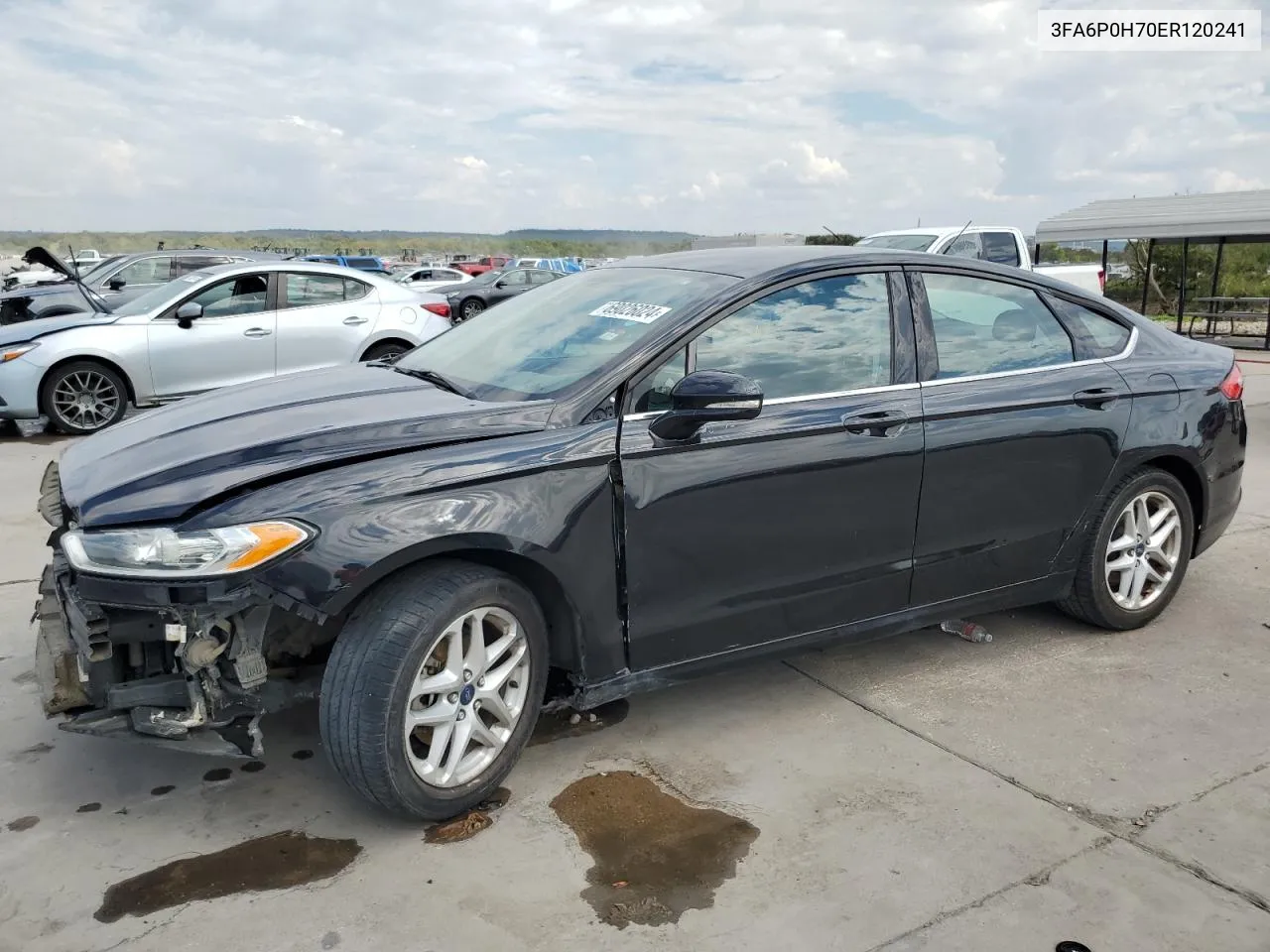 2014 Ford Fusion Se VIN: 3FA6P0H70ER120241 Lot: 69026024