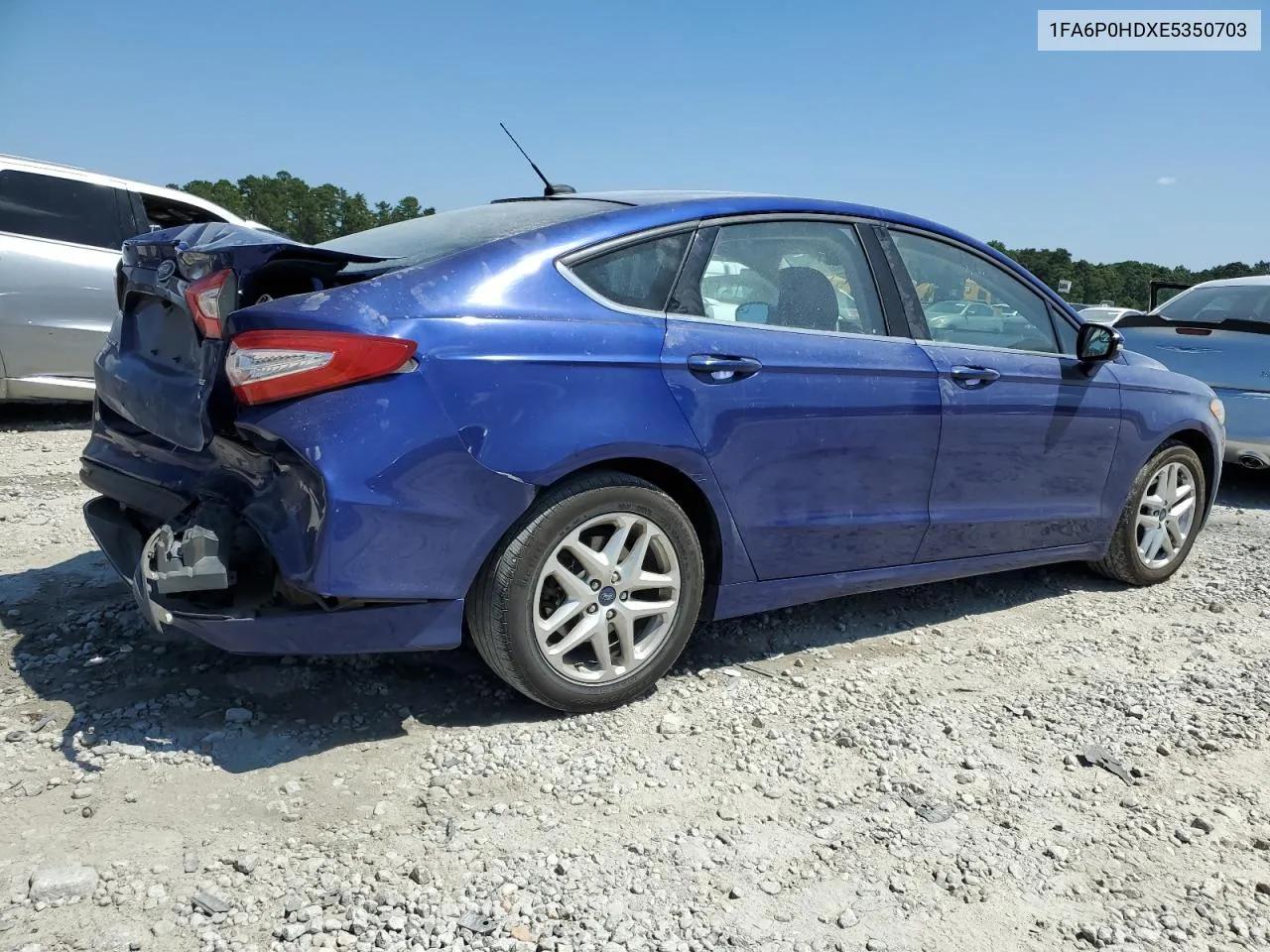 2014 Ford Fusion Se VIN: 1FA6P0HDXE5350703 Lot: 69063324