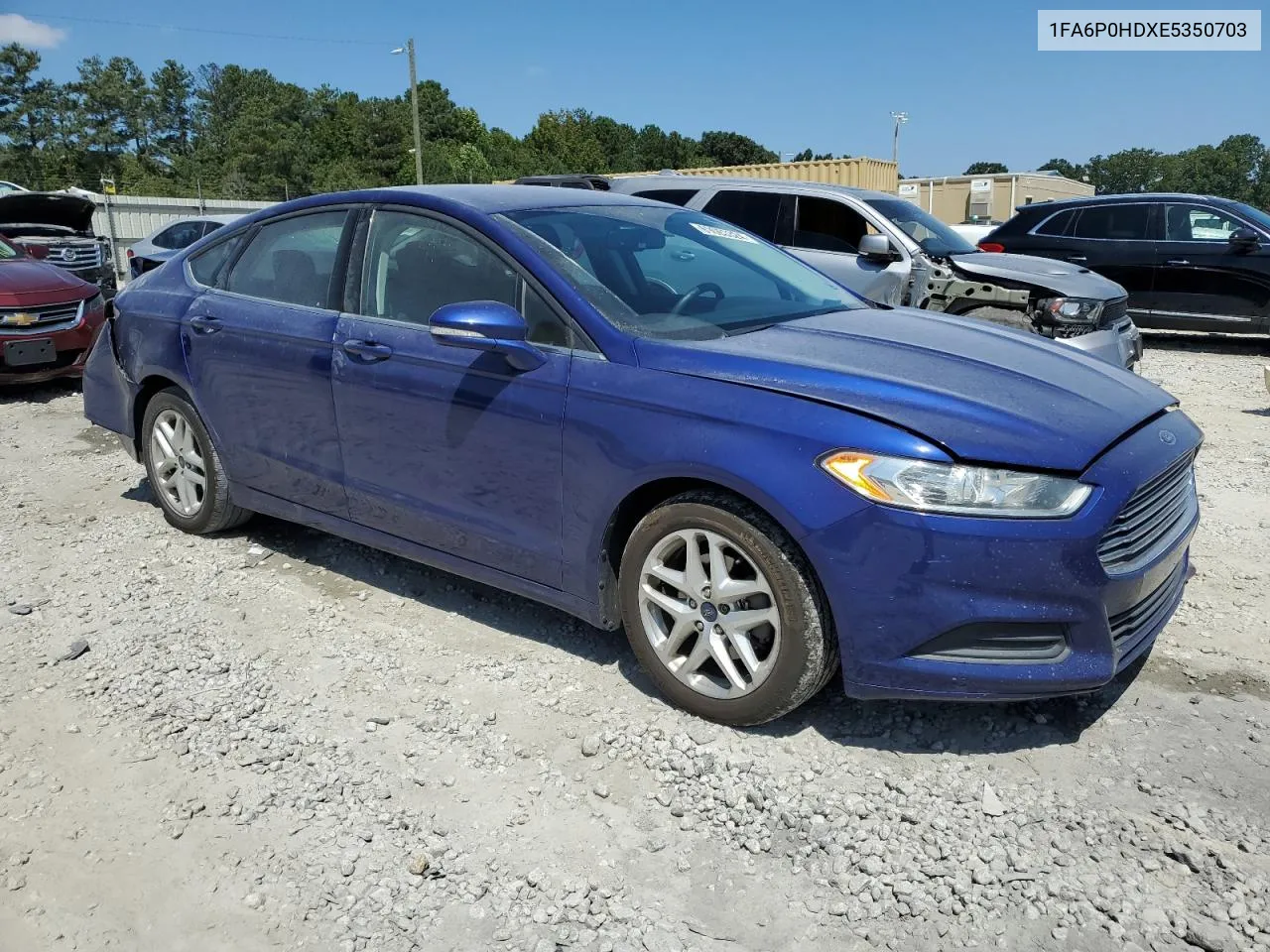 1FA6P0HDXE5350703 2014 Ford Fusion Se