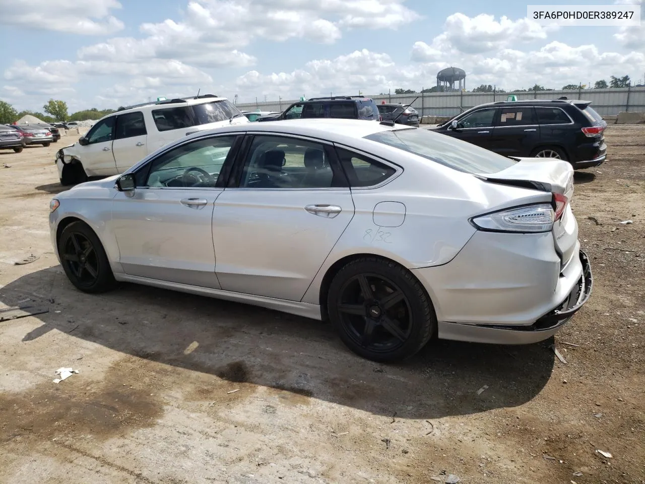 2014 Ford Fusion Se VIN: 3FA6P0HD0ER389247 Lot: 69067064