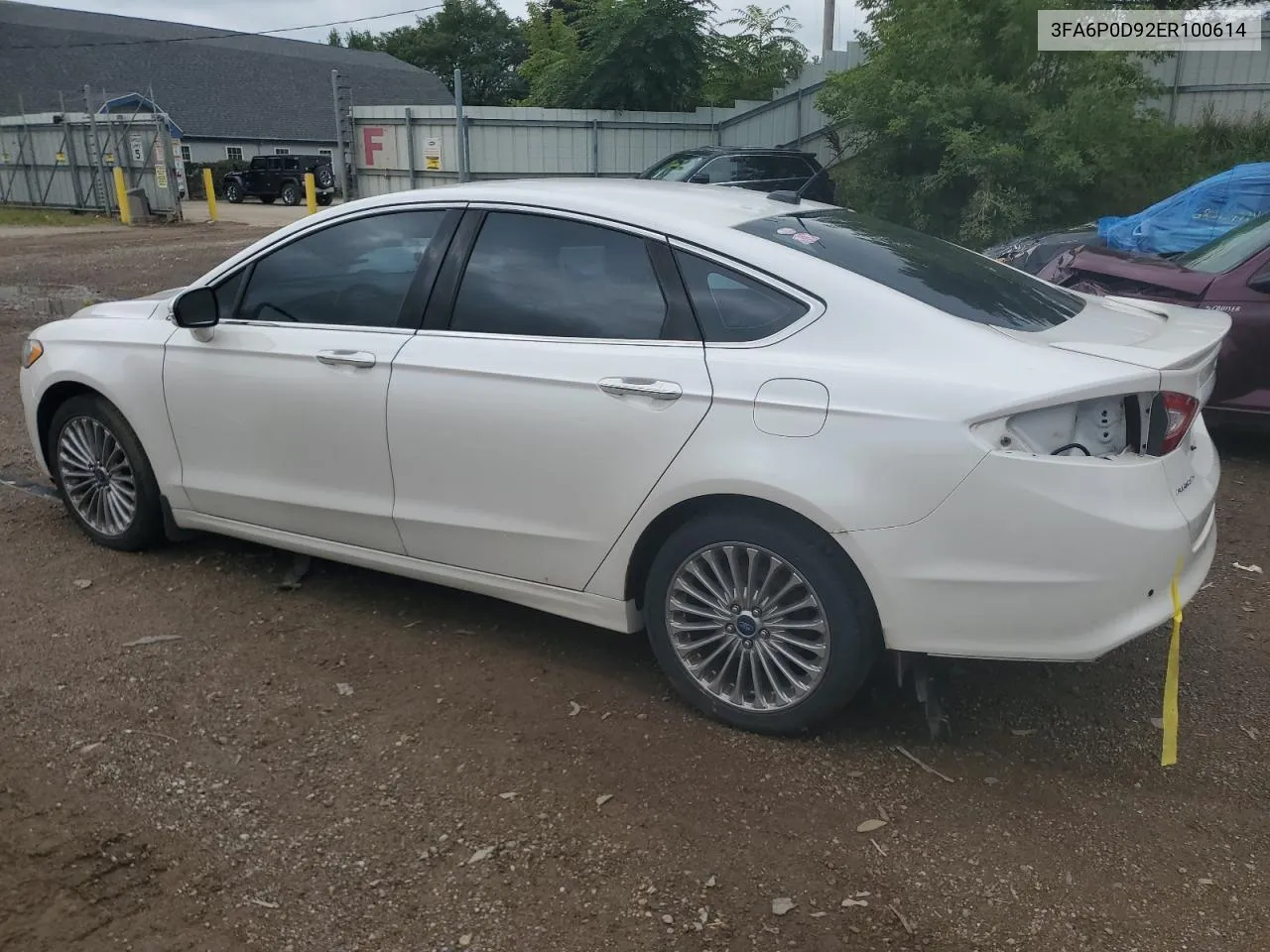 3FA6P0D92ER100614 2014 Ford Fusion Titanium