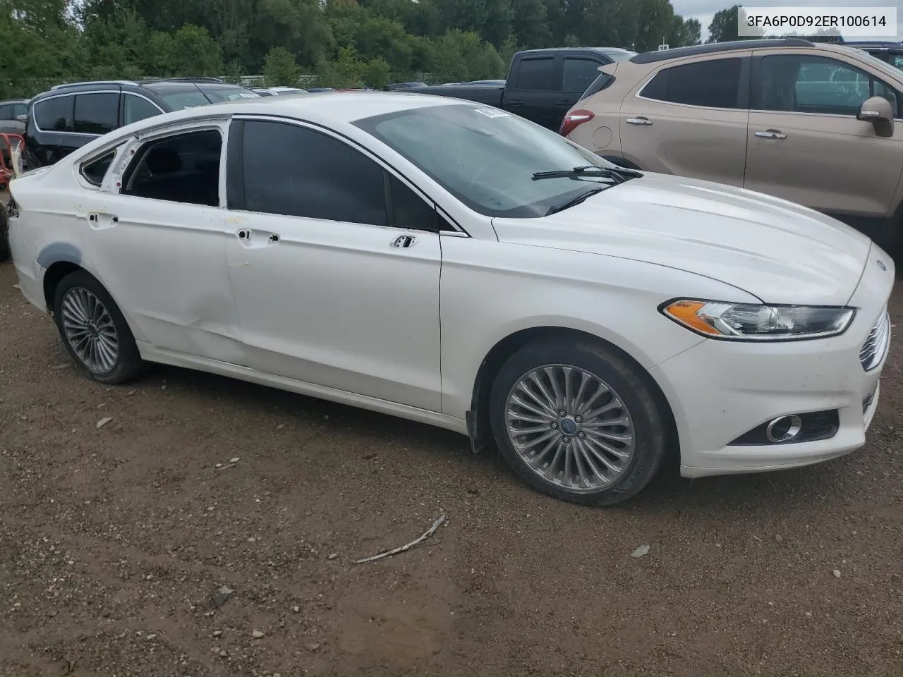 3FA6P0D92ER100614 2014 Ford Fusion Titanium