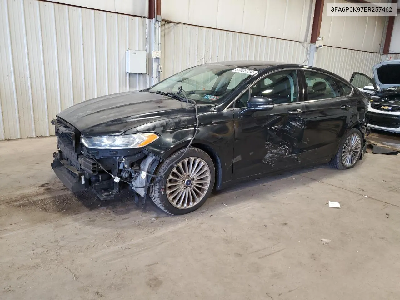 2014 Ford Fusion Titanium VIN: 3FA6P0K97ER257462 Lot: 69408574