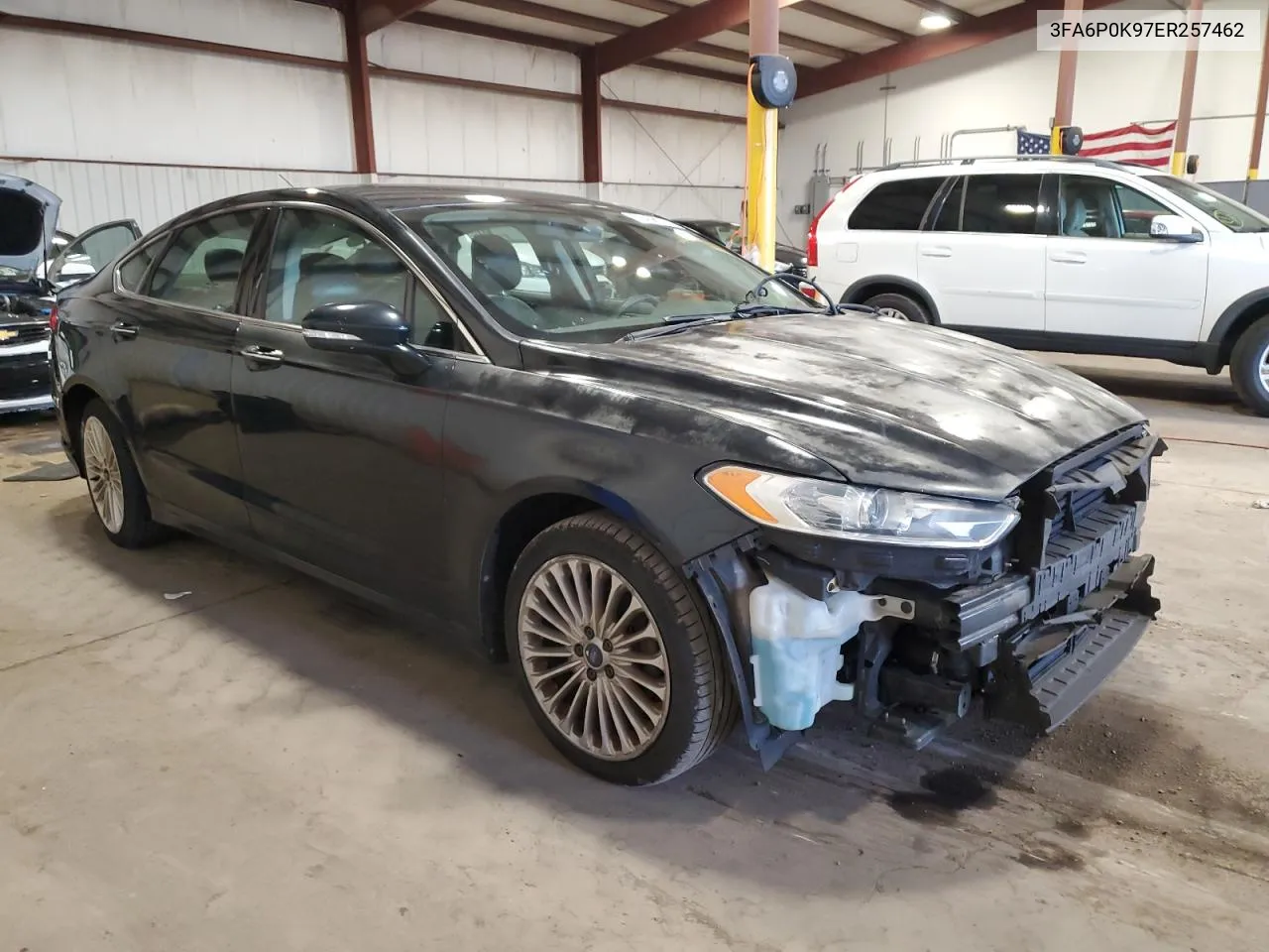 2014 Ford Fusion Titanium VIN: 3FA6P0K97ER257462 Lot: 69408574