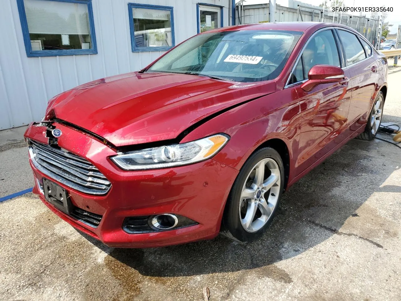 2014 Ford Fusion Titanium VIN: 3FA6P0K91ER335640 Lot: 69492534